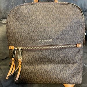Michael Kors Signature Rhea Medium Slim Backpack